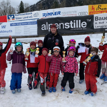 Skiwölfe beim Oberhachinger Kinder- und Zwergerlrennen