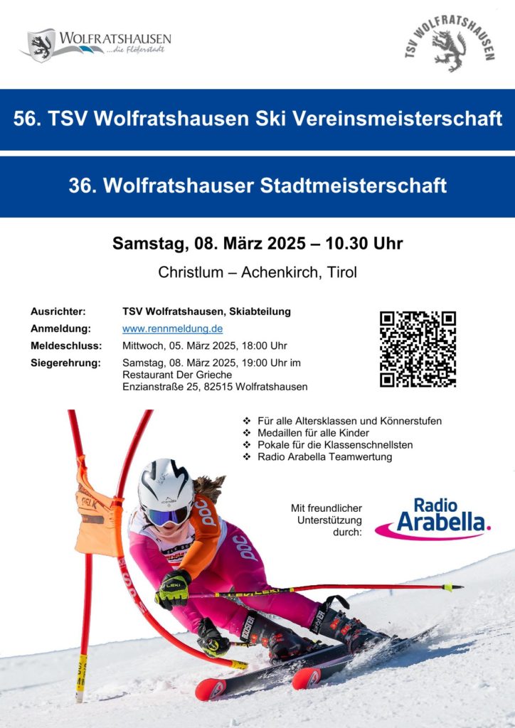 Wolfratshauser Stadtmeisterschaft Ski Alpin 2025