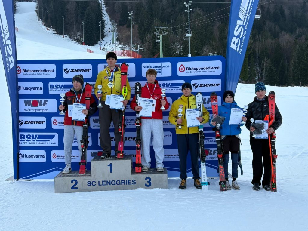 Bayerische Schülermeisterschaften Ski Alpin 2026: Platz 3 in der Kombination für Ski-Wolf Louis Brustmann