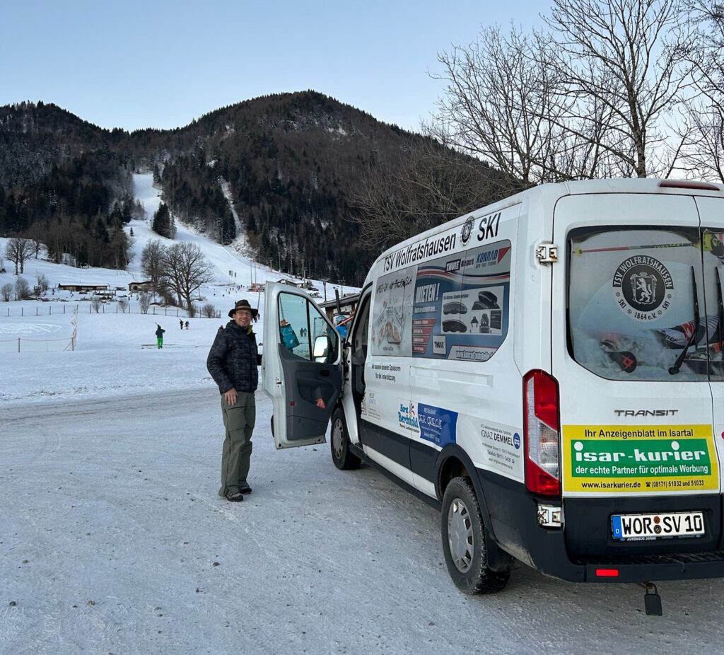 Vereinsbus TSV Wolfratshausen Abteilung Ski